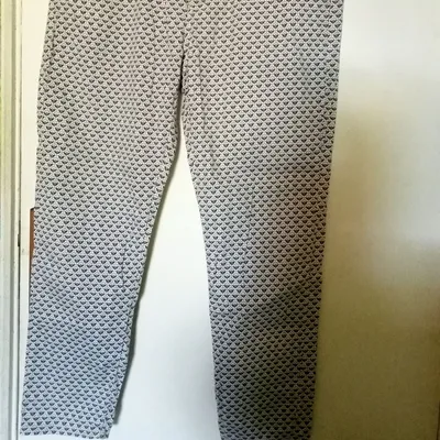 Pantalon droit imprimé 